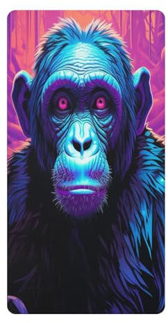 Chimpancé Animal Fresco Sábana de Cuna para Niños Pequeños,Sábanas de Algodón Suave para Bebés Aptas para Colchón Corralito