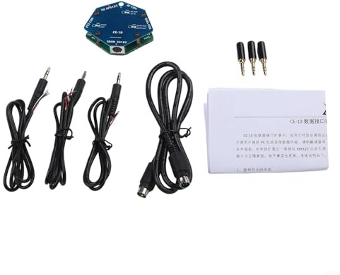 Tarjeta de interfaz de datos CE19 para XIEGU X5105 y XPA125B que permite la conexión de computadora a través de ACC PTT expandido y DIN8 a conector de 3,5 mm