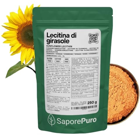 Lecitina de girasol en polvo 250 gr