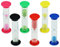 Gvolatee Reloj de Arena Temporizador Juego de Reloj de Arena Colorido Arena Cocina Temporizador Reloj Gestión del Tiempo para 30s 1min 2min 3min 5min 10min Set (6pcs)