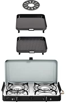 Front Runner 2 Cook 3 Pro Deluxe/Portable 3 Piece/Gas Barbeque/Camp Cooker by CADAC
