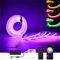 WIFI COB LED Streifen 5M RGBW COB LED Strip Lichterkette 784LEDs/M 3920LEDs 24V Dimmbar LED Band mit Ferbedienung,LED Lichtband Arbeitet mit Alexa/Google Home