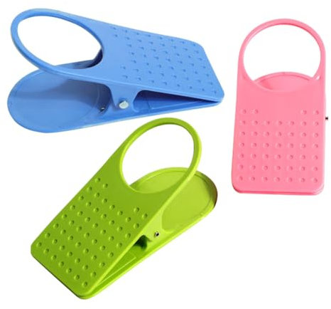 Cabilock 3 Piece Drink Holder Clip for Table Desk Side Portable Water Cup Clamp Stand Coffee Mug Holder for Home Office Use