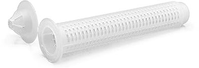NOLDAR | Siebhülsen für Verbundmörtel Kunststoff. Ankerhülse für Ziegel / Hohler Beton. Siebhülsen 15 x 85 mm für M8 / M10 / M12 Gewindestange (8 Stück)