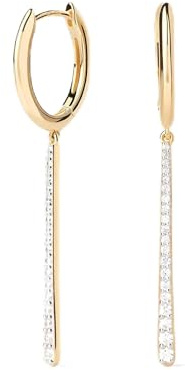 PDPaola The New Essentials Women's 925 Silver Earrings - Cubic Zirconia