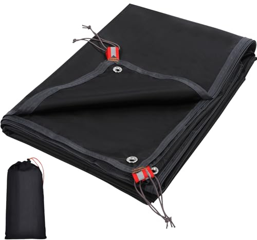 REDCAMP Ultralight Tent Footprint for 8-10 Person Tent, Multifunctional Waterproof Camping Tent Tarp for Camping, Hiking and Survival Gear, Lightweight, 95x95