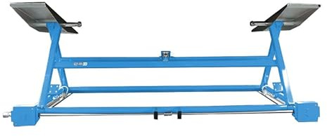 Ponte sollevatore meccanico e portatile, di colore arancione