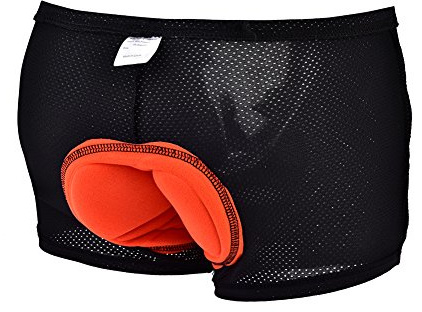 Tbest Shorts de Cyclisme pour Hommes Femmes, 3D Gel Rembourré Cyclisme Shorts, Unisexe Vélo Équitation sous-vêtements Shorts Pantalon Respirant Séchage Rapide (M)