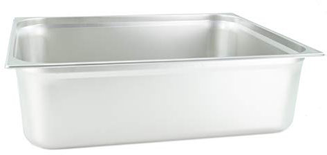 GN Gastronorm 2/1 - Recipiente de acero inoxidable (200 mm) GVK ECO