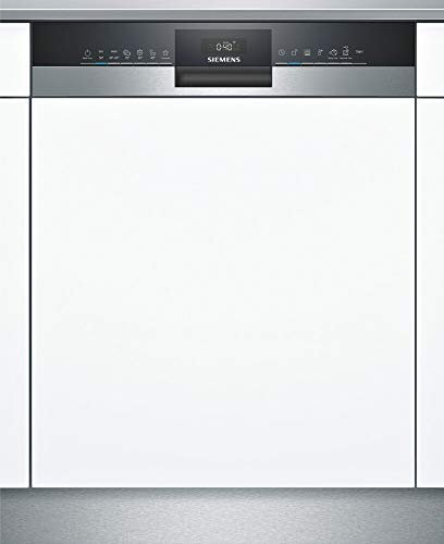 Siemens SN53HS41TE iQ300 Teilintegrierter Geschirrspüler, 92 kWh, 12 MGD, Smart Home kompatibel via Home Connect, hygiene Plus Programm, vario Korb System, Edelstahl