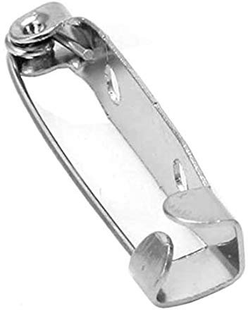 30 Stück Premium Broschennadeln Silber in den Größen - 16mm bis 45mm wählbar - Anstecknadeln Sicherheitsnadeln Metall Edelstahl für Schmuck- und Handarbeiten Broschennadel Sicherheitsnadel (30, 20mm)