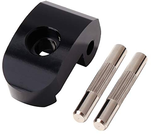 ANSENI Spik förstärkt stängning flik, fällkrok reservdelar Xiaomi Sparkcykel, inklusive 2 stift, kompatibel för Xiaomi M365 1S scooter Essential, Pro och Pro2 (svart)