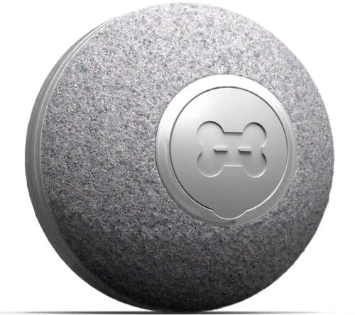 Cheerble Giocattolo per Gatti - Palline Intelligenti Con 3 Modalità per Diverse Personalità, Ricarica USB, Automatico - Regalo per Gatti (Grigio)
