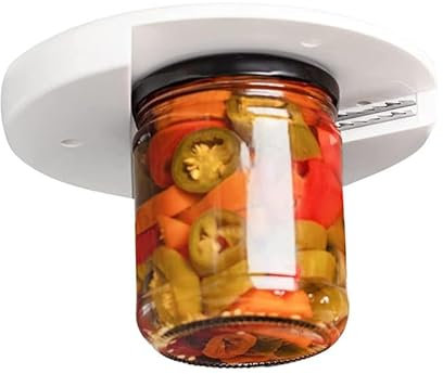 N\A Apriscatole universale sotto il mobiletto, strumento di presa per coperchio sotto il montante, facilmente afferrare e svitare barattoli