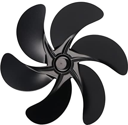 SEAFRONT Aluminum Alloy Stove Fan Fireplace Fan Blade Replacement Stove Fan Blade Circulating Warm Air Fan Replacement Parts (6 Blades), SEAFRONTK8YXGOG564-12