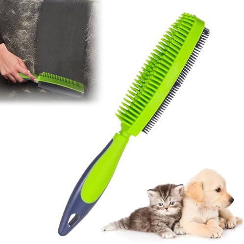 Rubber Pet Hair Removal Brush Double-Sided Hairs Cleaning Brushes Multipurpose Pets Hair Remover Fur Removers Lint Brushes Gentle Grooming Bath Brush Broom for Dog or Cat