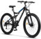 CARPAT SPORT Mountainbike 27,5 Zoll Mountainbike 3.0 Fat Tire Fully MTB Damen Herren 21 Gang, Kettenschaltung, Alu-Rahmen, Jugendliche Hardtail Fahrrad, Kinderfahrrad