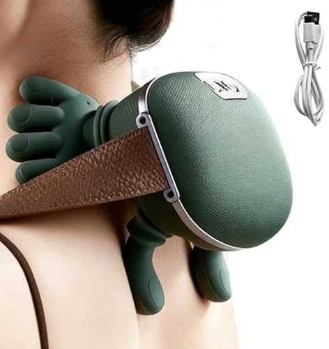 Siaasoo Masajeador Espalda, Neck Massager Masajeador Cuello, 3D Kneadings Massager With 3-Speed Adjustment, Shiatsus Electric Para Viaje Ejercicio Rutina Diaria Dormir Conducción Larga Fin De Semana