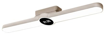 LED-Wandleuchte, ohne Schrauben, wiederaufladbar, tragbar, 40 cm, Digitaluhr, Studio, Lesen, Büro, Zuhause, dimmbar, 5000 K, Monitorlampe