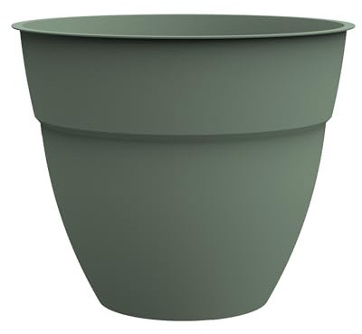 EDA - Pot de Fleur Osaka Ø 25 cm - Volume 6,5 L - Ø 25,6 x H.21,2 cm - Vert Laurier