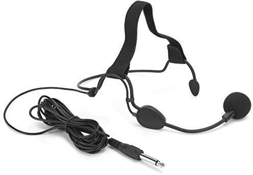 Greensen Microphone Dynamique avec Crochet d'oreille, Micro Directionnel, Microphone à Crochet d'oreille Jack 6,35 mm pour Guitare Saxophone Batterie Mixeur DJ Chant PC