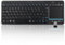 Bnnwa Kabellose Bluetooth-Tastatur mit Touchpad, kabellose TV-Tastatur mit Multi-Touch-Trackpad, unterstützt 3 Geräte für TV, Windows, Android, Chrome OS, Laptop, Tablet