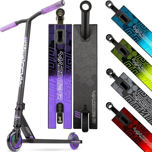 Pro Trick Stunt Scooter for Kids Ages 8-12 – Lightweight Durable 2 Wheel Freestyle Scooter for Skatepark and Street – Easy Assembly – Madd Gear MG3