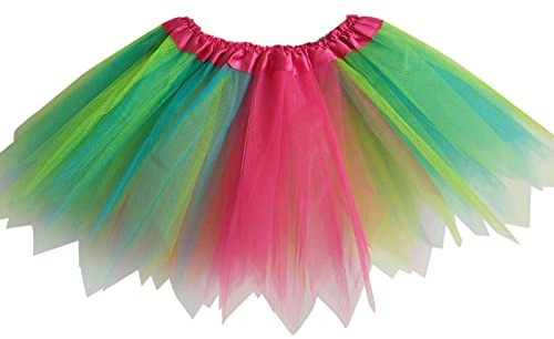 Kelandoom Jupe Tutu Bebe Fille pour Filles Fête De Noël Danse Et Ballet Robe Princesse Rose Paillette Costume Le Carnaval Enfant Deguisement Costumes Ballets avec Bandeau (Vert,2-7 Ans)