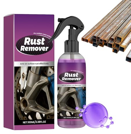Rimuovitore Ruggine Auto, 120ml Pulitore Di Ruggine, Detergente Potente Per Ruggines, Pulitore Cerchioni Rimozione Ferro, Detergente Anticorrosivo Per Macchinari Industriali E Riparazioni Domestiche