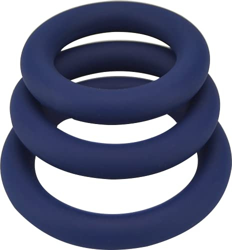 Loving Joy Thick Silicone Cock Rings 3 Pack