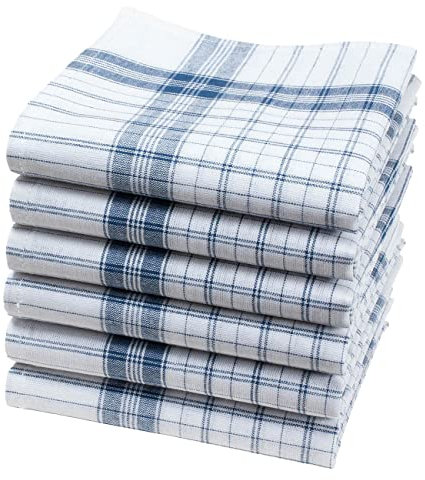 Merrysquare - Großformatige Taschentücher - Leon-Modell - 50cm x 50cm - 6 Stück - 100% Baumwolle