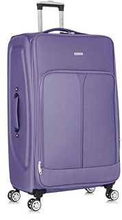 32 Extra Large Suitcase Super Lightweight Expandable 4 Wheels Spinner 3-Digit Combination Lock Soft Shell Luggage Check in for 30kg