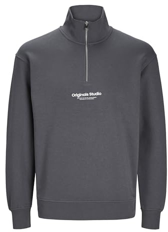 Jack & Jones Jorvesterbro - Sudadera con Cremallera, Iron Gate, L