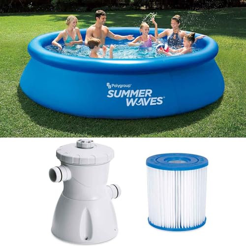 Fast Set Family Quick Up Pool Planschbecken Swimmingpool 366cm inkl. Pumpe