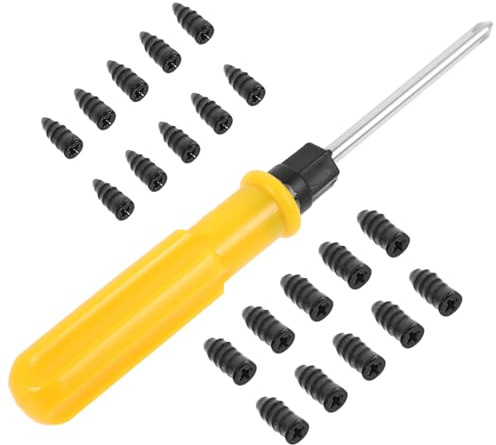 Cabilock Kit di Riparazione Pneumatici per Auto Mastiche Riparazione Pneumatici Auto Vite in Gomma Cacciavite per Interventi Tubeless