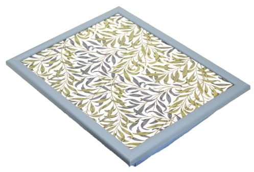 Willow Bough Cushioned Laptray 44x34cm William Morris Blue Floral Laptop Bean Bag Tray