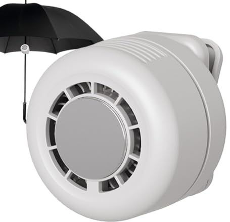 Ventilador Personal Clip On - Recargable 3 Velocidades Ajustable sin Aspas Portátil,Ventilador Clip On para Viaje Mini Enfriador,para Aire Libre, Oficina, Trabajo, Picnic, Campamento, Senderismo