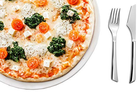 Topkapi 350.962 Epoca - Juego de platos para pizza (6 piezas, para dos personas)