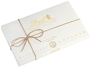 Lindt Schokolade - Hochfein Pralinen | 2 x 200 g | Pralinés-Schachtel mit 20 Pralinen in 10 köstlichen Sorten mit und ohne Alkohol | Pralinengeschenk | Schokoladengeschenk