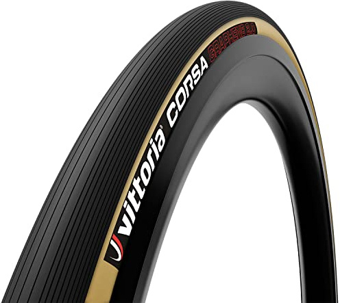 Vittoria Corsa Graphene 2.0 – Pneu de vélo de Course – Pneus de vélo Pliables pour compétition (700 x 32c, Para Noir Noir)