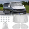 CICMOD Parasole per Parabrezza per V W T5 T6, 3 Pezzi Oscurante Termico Camper, Parasole Finestrini Anteriori Blocca i Raggi UV