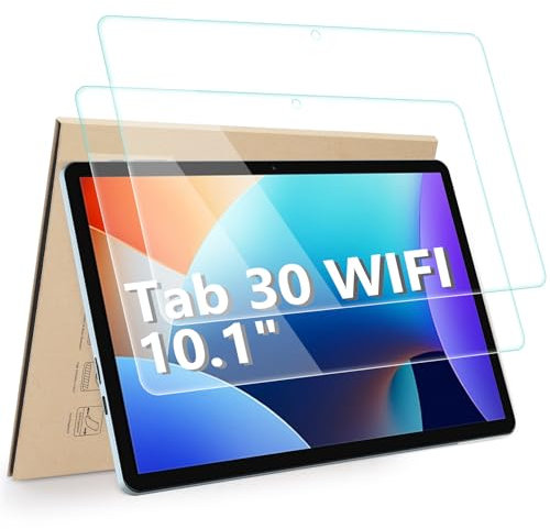 Hianjoo 2-Stück Schutzfolie Kompatibel für Blackview Tab 30 WiFi 10,1 Zoll, Displayschutz Kompatibel für Blackview Tab 30 WiFi 10.1'', Anti-Kratzer, HD Klar, 9H Härte