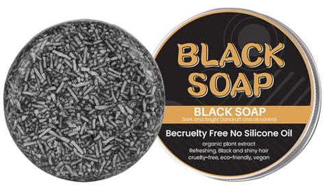 Gray Hair Reverse Shampoo Bar, Gray Beard Coverage Soap, Mane Root Activator Shampoo for Men and Women, Gray Hair Coverage Soap, Moisturizing Strengthening Shampoo (1)