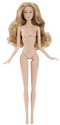 Otbushit Corpo di Action Figure Femminile Mobile multisnodato in Scala 1/6 per Esposizione e Collezione, Capelli Ricci Dorati