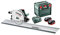 metabo Akku-Tauchkreissäge KT 18 LTX 66 BL Set - 18 V, 66 mm Schnitttiefe, 165 mm Sägeblatt-Ø - Präzise Schnitte, Bürstenloser Motor - Inkl. 2 x Akkupack 8.0 Ah, Ladegerät, metaBOX und Führungsschiene