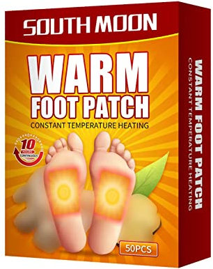 adawd Fuß- und Handwärmer - Körperwärmer mit Klebstoff, 50 Stück Neue Winter-Körper-Fußwärmer-Aufkleber Wärmekleber-Patches Halten Sie die Füße warm Pads Wärmepackungen Langlebiger Patch