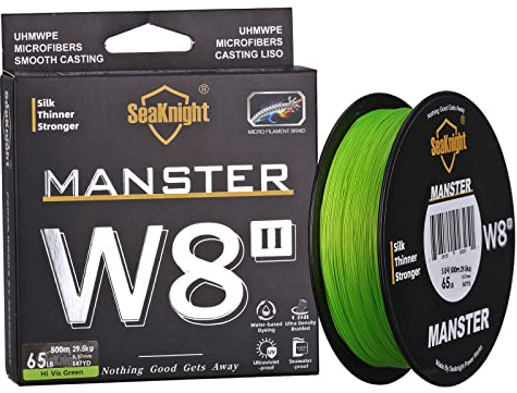 Seaknight W8 II 8 Fach Angelschnur Geflochten Salzwasser 150M/300M/500M PE Geflochtene Angelschnur 8 Stränge Karpfen Angelschnur Forelle 15-100LB