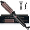 Thermal Brush 32mm, Spazzola Termica per Capelli 3 in 1, Spazzola Riscaldata per Capelli, Spazzola Termica Rotonda, Doppia Tensione Spazzola Arricciacapelli - Pettine, Riccioli, Dritto, 160-204 ℃