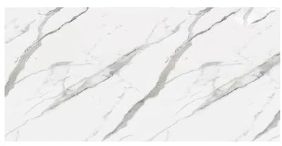 IZODEKOR Wall Cladding Marble Look, 1 Piece, 120 x 60 cm, Alternative to Bathroom Tile/Kitchen Tile, Shower Wall Panels, Wall Panel for Kitchen Back Wall, Bathroom, Indoor - Ice Berg Grey New