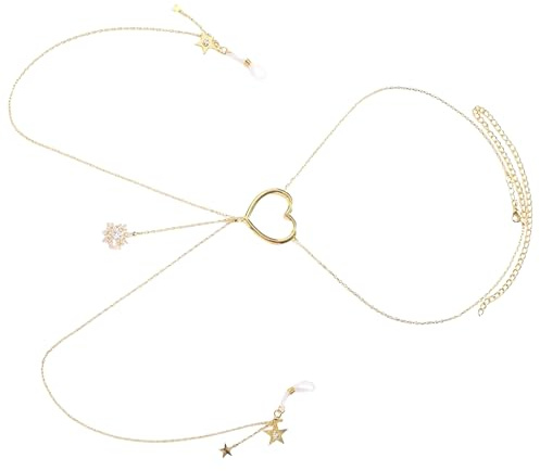 Zeizafa Collana unica per il corpo, catena per capezzoli, catena toracica, gioielli in lega di texture, adatta per feste ed eventi alla moda